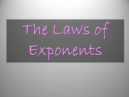 The Laws of Exponents Animated floating petals (Difficult)