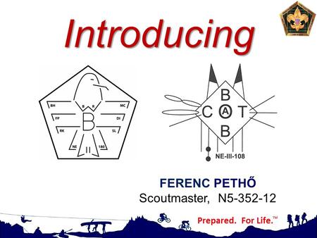 Introducing FERENC PETHŐ Scoutmaster, N