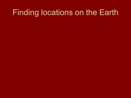 Finding locations on the Earth. Latitude (parallels) imaginary lines drawn around the earth parallel to the equator definition – the distance north or.