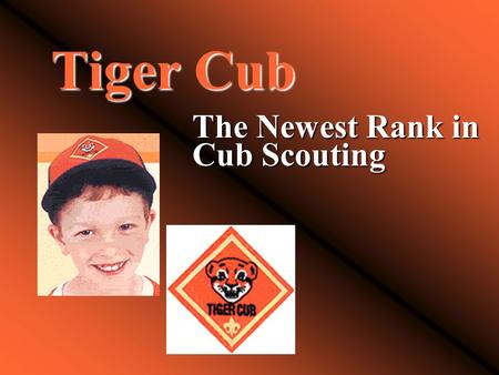 The Newest Rank in Cub Scouting