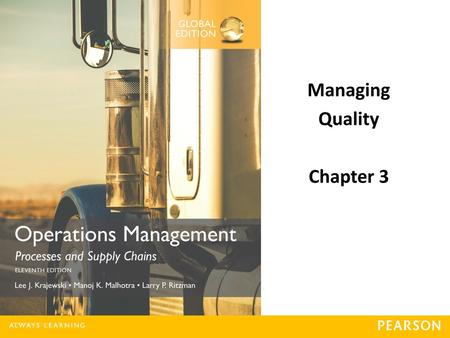 Managing Quality Chapter 3.