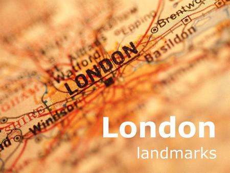 London landmarks.